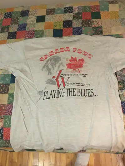 Vintage Collector's Johnny Winter T Shirt, View more