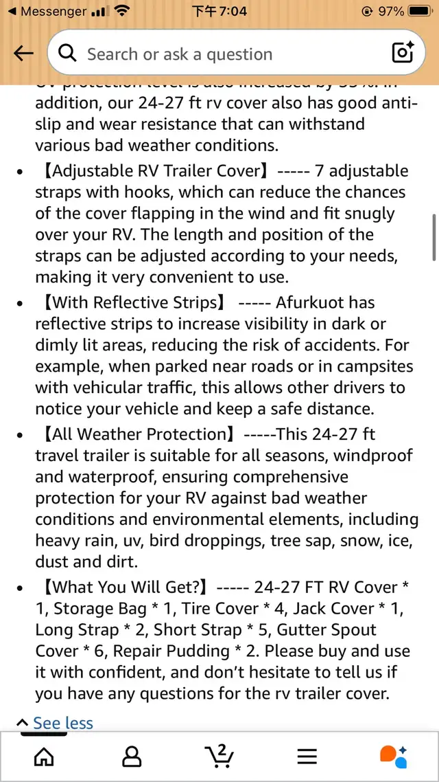 RV Cover 24–27FT Heavy Duty Waterproof + Tire Covers in RV & Camper Parts & Accessories in Burnaby/New Westminster - Image 11
