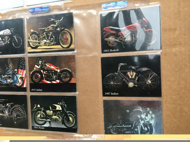 1993 Vintage Motorcycle 57 CARDS Set- Indian, Harley Davidson in Arts & Collectibles in Oshawa / Durham Region - Image 9
