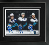 Autographed Framed 11x14 Toronto Maple Leafs 