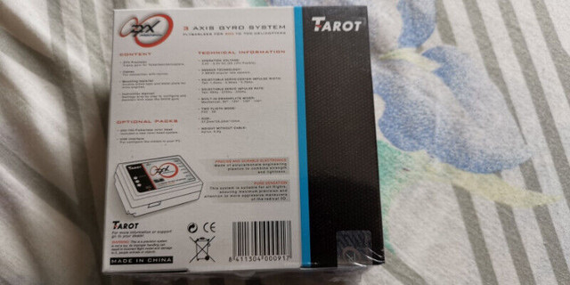 GYRO USED LIKE NEW Tarot ZYX-S2 3-Axis Gyro Flybarless System in Hobbies & Crafts in Mississauga / Peel Region - Image 3