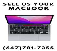 SELL   YOUR MACBOOK TO US - SELL TODAY   IN THE GTA!
