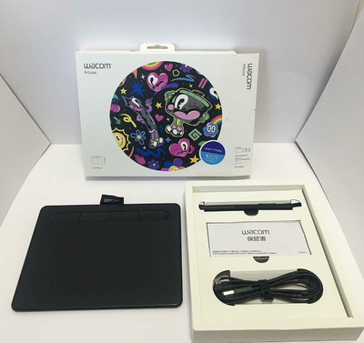Wacom Intuos Ctl4100Wl Wireless Drawing Graphics Tablet Black - Gently used Comes with box and stylu...