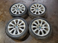 BMW 3-series 17" wheels rims 5x120 225/45r17 oem