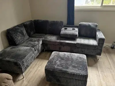 Corduroy Sofa | 6 Seater Now Available On Sale , View more