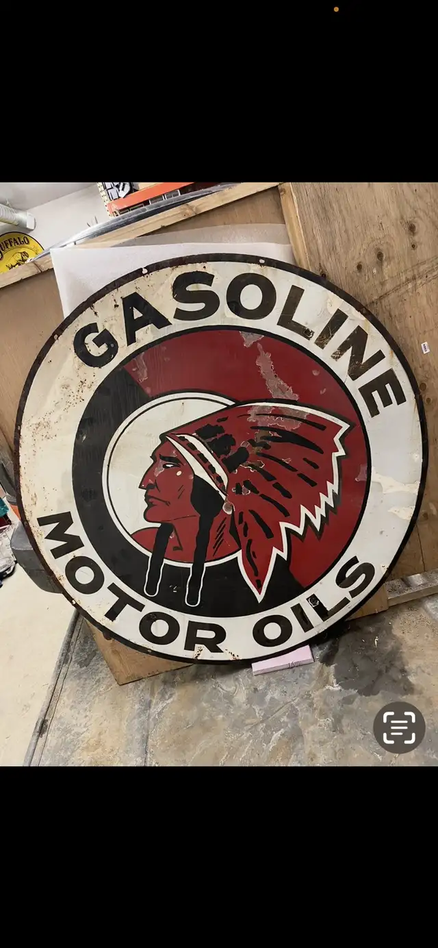 More vintage antique metal signs for sale 306-717-9678 in Arts & Collectibles in Edmonton - Image 2