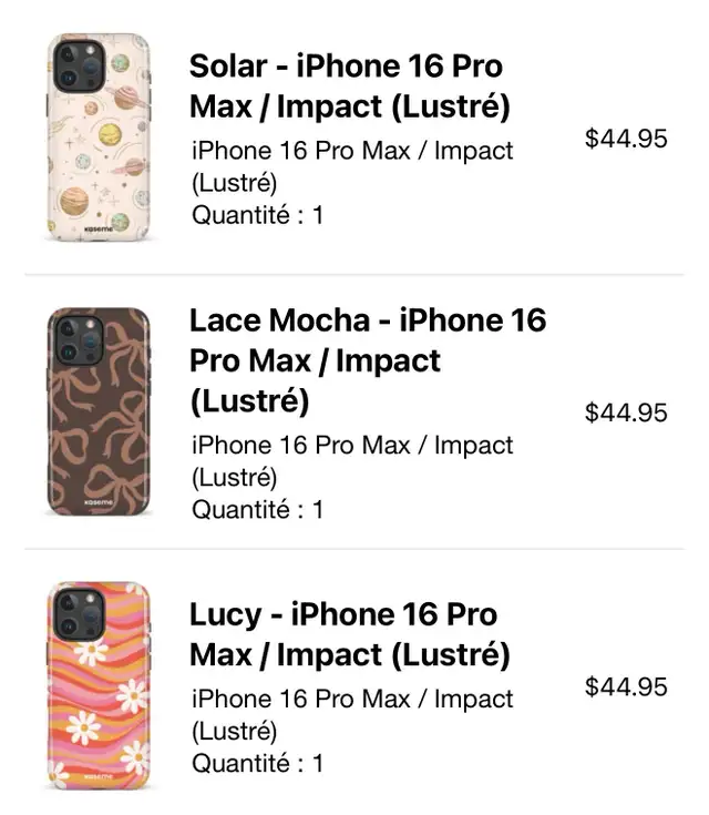 Kaseme iPhone 16 pro max cases in Cell Phone Accessories in Ottawa - Image 2