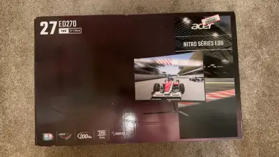 Acer ED270 27 inch 200hz Monitor (Brand New + Sealed), View more
