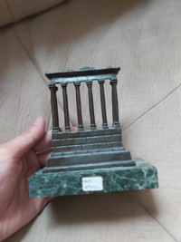 Bronze sculpture of Greek ruins 