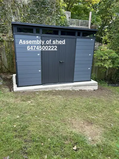 We can do Installation and assembly all kinds of gazebos and storage shed We provide our services in...