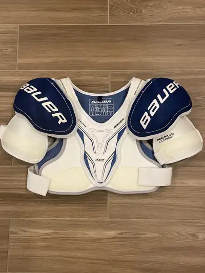 Bauer Nexus Hockey Shoulder Pads offer the protection needed for games and practices Feature a segme...