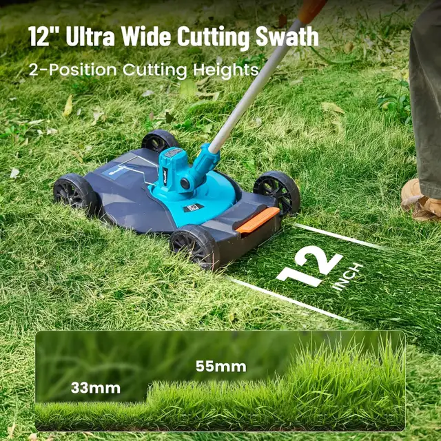 SEESII String Trimmer Battery Powered Lawn Mower in Lawnmowers & Leaf Blowers in City of Montréal - Image 4