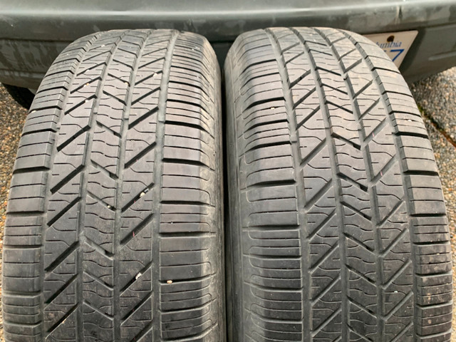 Pair of 225/70/15 M+S 100T Hankook Optimo H725 with 70% tread in Tires & Rims in Delta/Surrey/Langley - Image 3