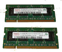 Barettes de Mémoire 512MB / Hynix 512mb Memory Bars