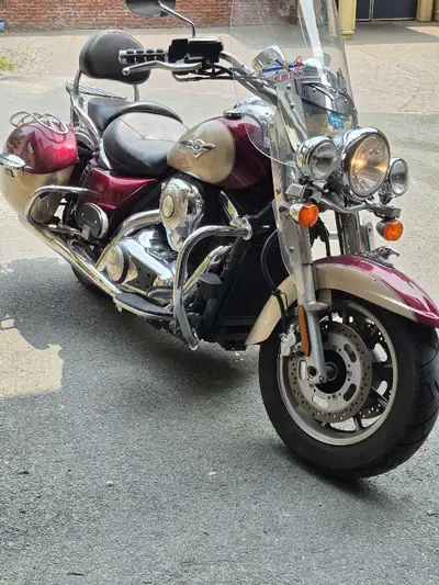 I have a 2009 kawasaki nomad 1700 fully dressed. Very good bike. New tire on rear. New battery this...