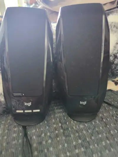 Computer speakers. Used for our laptop. Only a few months old. Nothing wrong with them. We just don'...