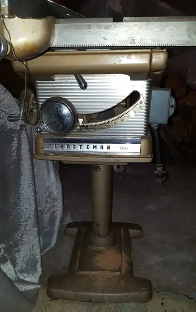 Craftsman 100 Table Saw, 1950's era., View more