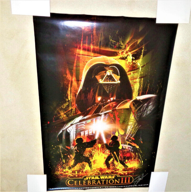 Star Wars Poster Celebration lll RARE Anakin vs. Obi Wan New in Arts & Collectibles in Calgary - Image 2