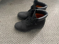 Black timberland boots