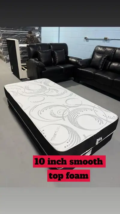 This brand new Bamboo 10-inch smooth top foam mattress offers exceptional comfort and support for a...