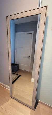 Full-length wall mirror