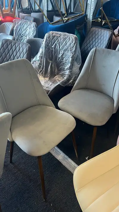 Upholstered Dining Chairs Set of 2, Velvet Accent Chair with Bac, View more