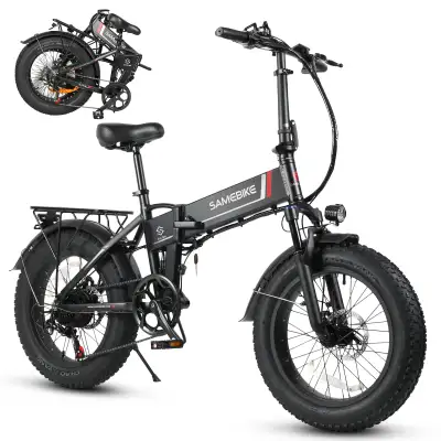20" Fat Tire Folding E-bike, View more