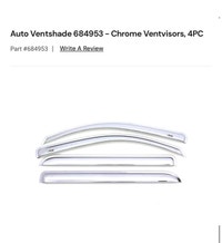 Ford Super Duty Chrome Vent Visors Hamilton Ontario Preview