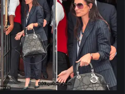 Très bon état - aucun bris - gris foncé (charcoal) - tout cuir - Christian Dior authentique - Cannag...