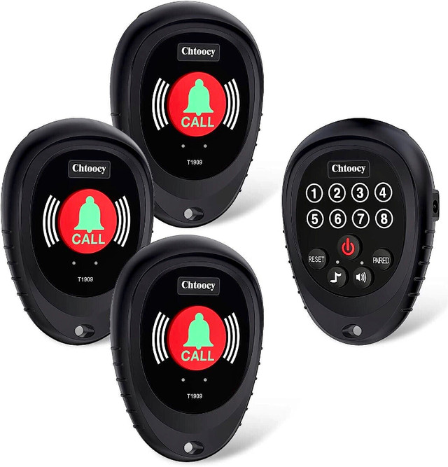 Chtoocy Wireless Caregiver Pager Call System – Only $20 in Health & Special Needs in Vancouver