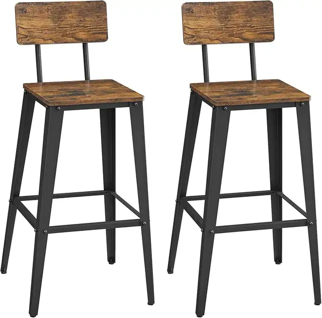 Bar Stool, Bar Height Stool, Tall Bar Stools with Back in Chairs & Recliners in Markham / York Region - Image 10