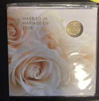 CANADA- 2014-WEDDING GIFT COIN SET- LIMITED WEDDING LOONIE