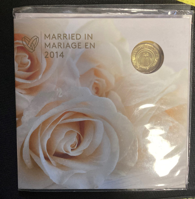 CANADA- 2014-WEDDING GIFT COIN SET- LIMITED WEDDING LOONIE in Arts & Collectibles in Cole Harbour