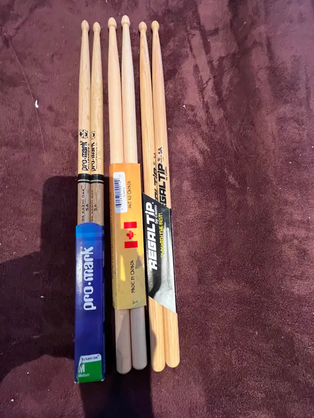 SABIAN CYMBALS, PEARL ARMS, STICKS in Drums & Percussion in Oshawa / Durham Region - Image 5