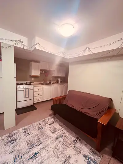 Available Immediately 1 bedroom + den - FURNISHED basement suite