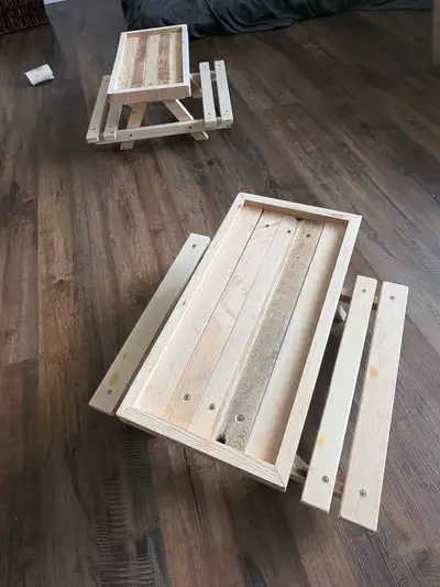 For sale chick-Nick-tables. $40.00 each. Fancy way to feed your chickens. I have 2 built ready to go...