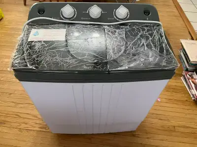 Compact Portable Washer (Twin Tub) – Works Perfect, View more