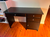 Desk 3 drawers and 1 double height door