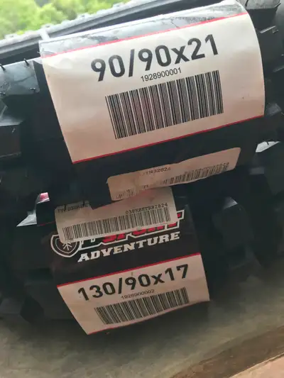 Set of new Dsport Tusk tires