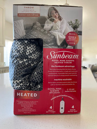 Sunbeam electric blanket, Brand new