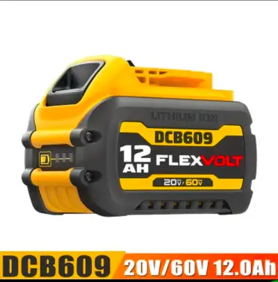 new 12ah 20v/60v flexvolt battery for dewalt, third party, View more