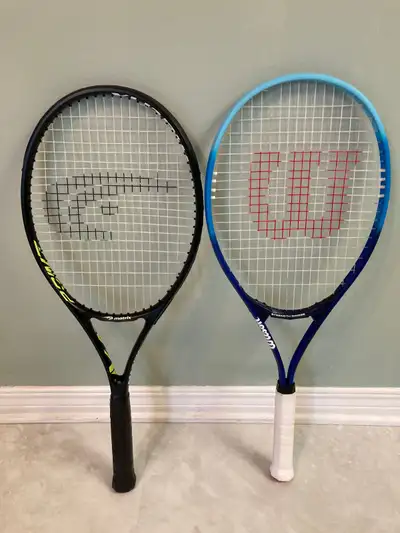 Two New Tennis Racquets, View more