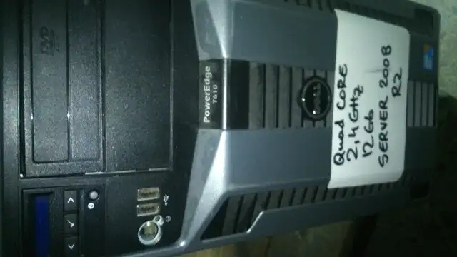 dell t610 quadcore 2.4 12 gig 2 x 450 gig windows server 2008 r2 in Other in City of Montréal - Image 2