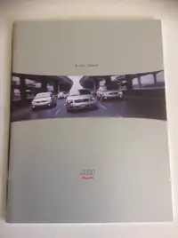 2000 Audi Complete Models Sales Brochure Catalogue