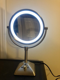 conair double sided lighted mirror