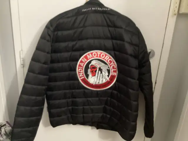 4 INDIAN MOTORCYCLE COATS NEW XL $300 OBO 289-775-2457 in Motorcycle Parts & Accessories in Hamilton - Image 3