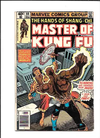 MASTER OF KUNG FU #88 G/VG 3.0 MARVEL 1980 $2., View more