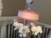 Musical Rabbit Mobile for Crib