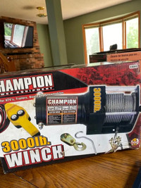 Champion Power Equipment - 3000lb Winch