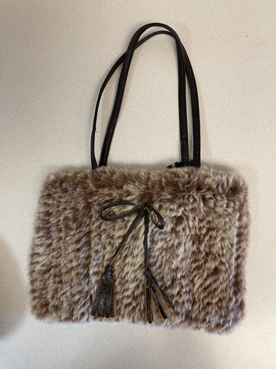 Rabbit Fur Handbag, View more